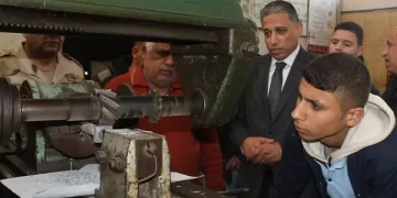 عطية يتفقد مدارس منشأة القناطر: الانضباط والتدريب العملي أساس التعليم