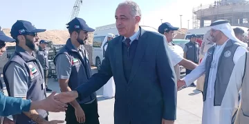 شمال سيناء تستقبل سفينة المساعدات الإنسانية الإماراتية السابعة