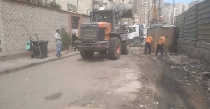 رفع 430 طن مخلفات من شوراع شرق الإسكندرية