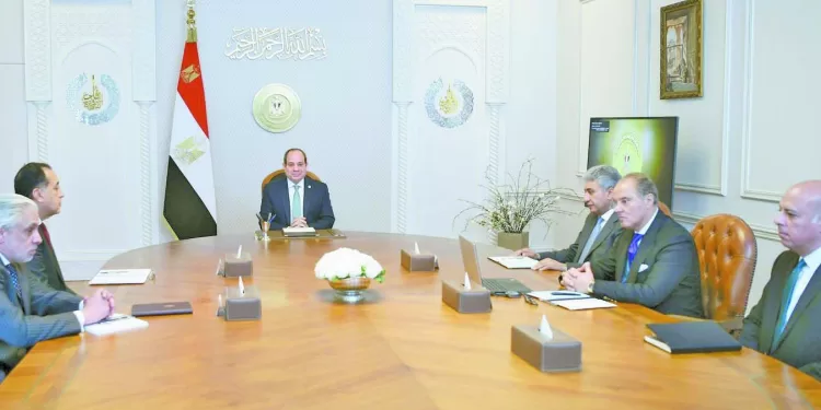 احتفالية تليق بوضع وتاريخ مصر : الرئيس السيسى يستعرض استعدادات حفل افتتاح المتحف المصرى الكبير 1 - جريدة الجمهورية احتفالية تليق بوضع وتاريخ مصر : الرئيس السيسى يستعرض استعدادات حفل افتتاح المتحف المصرى الكبير