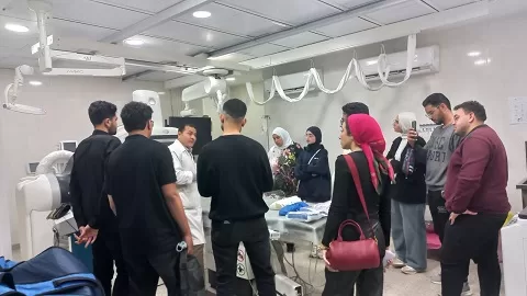 جامعة المنصورة الجديدة: زيارة علمية لطلاب الهندسة الطبية الحيوية إلى مركز الجهاز الهضمي بالمنصورة 2 - جريدة الجمهورية 2 199 - جريدة الجمهورية