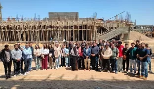 هندسة المنصورة الجديدة تنظم زيارة ميدانية لطلابها في دمياط الجديدة
