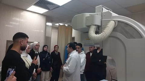 جامعة المنصورة الجديدة: زيارة علمية لطلاب الهندسة الطبية الحيوية إلى مركز الجهاز الهضمي بالمنصورة 3 - جريدة الجمهورية 3 177 - جريدة الجمهورية