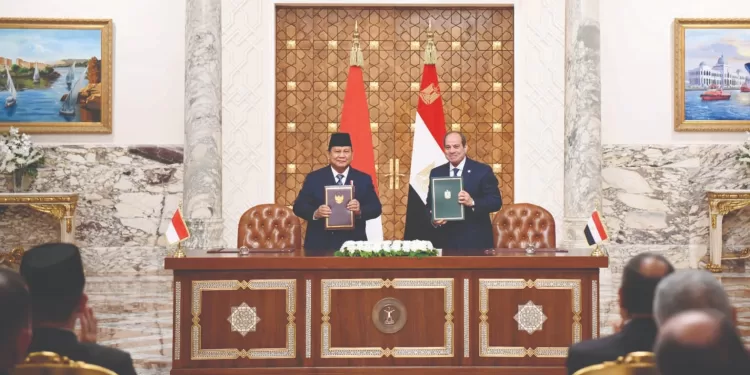 مصر وإندونيسيا تعلنان «الشراكة الإستراتيجية» 1 - جريدة الجمهورية الأبيض ضيف ثقيل على حرس الحدود.. اليوم