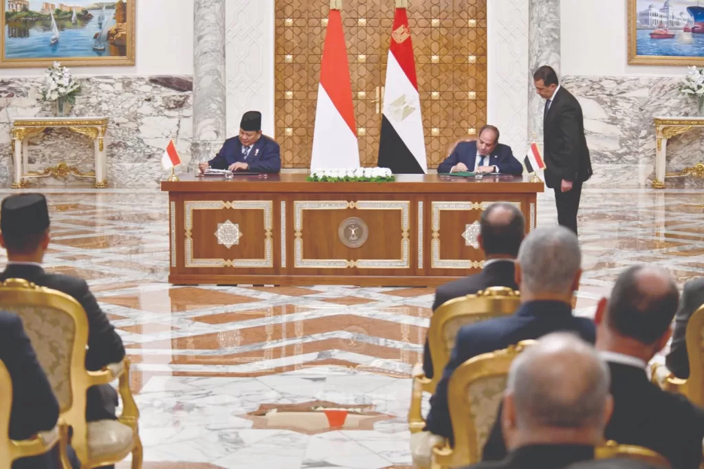 مصر وإندونيسيا تعلنان «الشراكة الإستراتيجية» 4 - جريدة الجمهورية IMG 20250413 WA0068 - جريدة الجمهورية