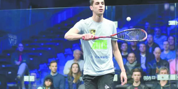 سعادة فى الإسكواش 1 - جريدة الجمهورية «ابن النيل».. أسطورة الجيل