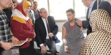 لفتة إنسانية من محافظ الغربية: دعم كامل لمصاب السيرك لضمان حياة كريمة