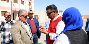 مرسى علم تشهد افتتاح أعمال التطوير والتوسعة بالملعب المفتوح