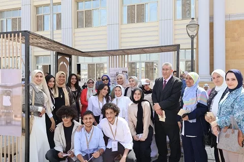 «حكاية مصرية 2»: جامعة حلوان الأهلية تستعرض أثاثًا يجمع عبق الماضي وروح العصر 10 - جريدة الجمهورية 10 20 - جريدة الجمهورية