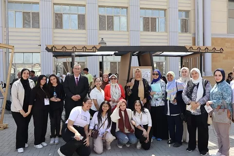 «حكاية مصرية 2»: جامعة حلوان الأهلية تستعرض أثاثًا يجمع عبق الماضي وروح العصر 12 - جريدة الجمهورية 12 14 - جريدة الجمهورية