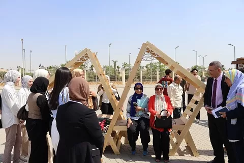 «حكاية مصرية 2»: جامعة حلوان الأهلية تستعرض أثاثًا يجمع عبق الماضي وروح العصر 2 - جريدة الجمهورية 2 113 - جريدة الجمهورية
