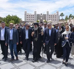 تفقد أعمال الترميم والتطوير في منطقة «أبو مينا الأثرية» بحضور البابا تواضروس ووزير السياحة ومحافظ الإسكندرية ومديرة اليونسكو 3 - جريدة الجمهورية 3 139 - جريدة الجمهورية
