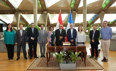 في إطار التعاون العلمي: مكتبة الإسكندرية تستقبل وفدًا من CNRS الفرنسي 2 - جريدة الجمهورية 3 151 - جريدة الجمهورية