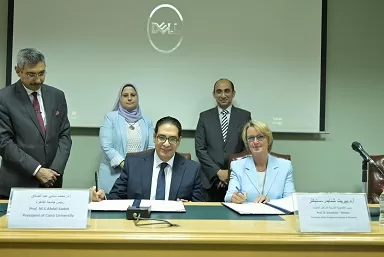 «جامعة القاهرة» توقع اتفاقية مع الأكاديمية الأوروبية لأمراض الصوت لتعزيز أبحاث الليزر في الحنجرة 2 - جريدة الجمهورية 3 172 - جريدة الجمهورية