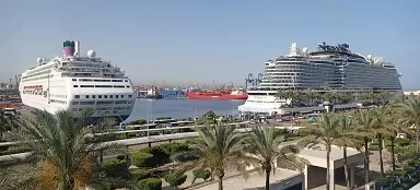 بعد رحلة بحرية من اليونان.. ميناء الإسكندرية يستقبل 6500 سائح على متن سفينتي «نيرويجين فيفا» و«أمينيس» 7 - جريدة الجمهورية 3 189 - جريدة الجمهورية