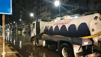 بعد ليلٍ طويل.. الإسكندرية تنجح في رفع مياه الأمطار لكن تظل في «حالة تأهب» 9 - جريدة الجمهورية 3 251 - جريدة الجمهورية