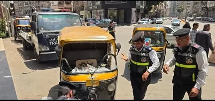 الزقازيق.. حملة مكثفة لضبط التوك توك المخالف وغير المرخص 3 - جريدة الجمهورية 3 62 - جريدة الجمهورية