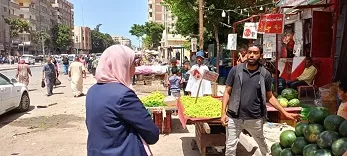 إزالة 50 تعديًا وبائعًا جائلًا خلال حملة مكبرة بسوق الهانوفيل بالعجمي 4 - جريدة الجمهورية 4 151 - جريدة الجمهورية