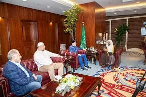 «وزير الشؤون الإسلامية» بالمملكة يستقبل نائب رئيس الإدارة الدينية لـ«مسلمي روسيا» لبحث التعاون الإسلامي 2 - جريدة الجمهورية 8 11 - جريدة الجمهورية