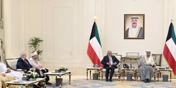 الخشت يشارك في لقاء ولي عهد الكويت مع وفد المنظمة الإسلامية للعلوم الطبية