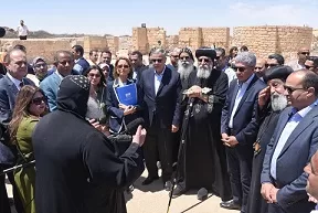 تفقد أعمال الترميم والتطوير في منطقة «أبو مينا الأثرية» بحضور البابا تواضروس ووزير السياحة ومحافظ الإسكندرية ومديرة اليونسكو 9 - جريدة الجمهورية 9 31 - جريدة الجمهورية