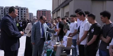 طلاب «إعدادي هندسة» بالمنصورة الجديدة يعرضون مشروعات تخرجهم في فعالية «تخصصك والتكلفة»