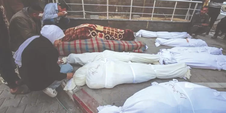 شهيدًا فلسطينيًا فى 48 ساعة: نتنياهو يتهم قادة فرنسا وبريطانيا وكندا بـ «تشجيع حماس»