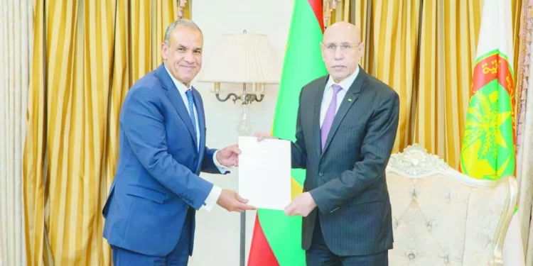 رسالة من الرئيس السيسى إلى نظيره الموريتانى سلمها وزير الخارجية 