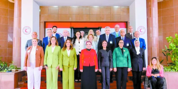 خلال احتفالية بمناسبة اليوم العالمى للصليب الأحمر والهلال الأحمر