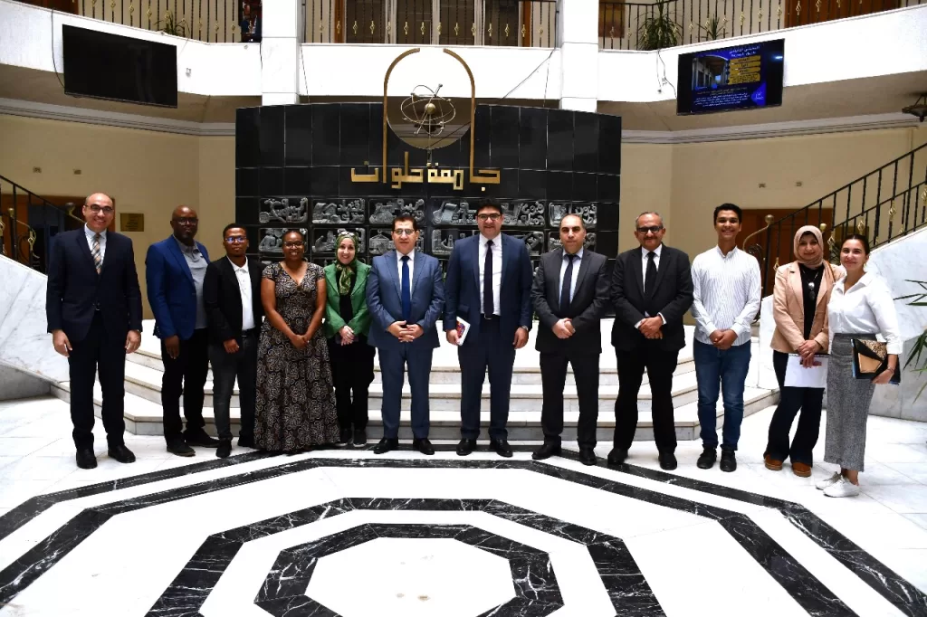 تعزيزًا للشراكة الإفريقية.. جامعة حلوان تستقبل وفد «مستقبل الأرض» و «البحوث الوطنية» 4 - جريدة الجمهورية WhatsApp Image 2025 05 08 at 4.29.17 PM - جريدة الجمهورية