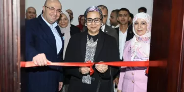 أمل عمار ومحمد غنيم يناقشان آليات دعم تمكين المرأة مع فرع المجلس ببني سويف