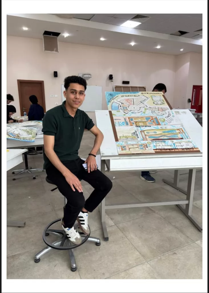 طلاب «هندسة العمارة» بجامعة المنصورة الجديدة يقدمون تصاميم مبدعة لدار ضيافة كبار الزوار 12 - جريدة الجمهورية WhatsApp Image 2025 05 23 at 12.10.54 AM 1 - جريدة الجمهورية