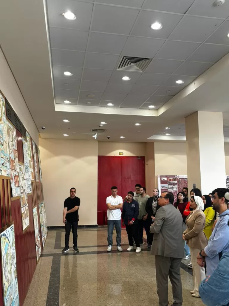 طلاب «هندسة العمارة» بجامعة المنصورة الجديدة يقدمون تصاميم مبدعة لدار ضيافة كبار الزوار 10 - جريدة الجمهورية WhatsApp Image 2025 05 23 at 12.10.55 AM - جريدة الجمهورية