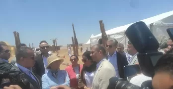 وزيرة البيئة تختتم أعمالها فى مصر بافتتاح تطوير قرية الغرقانة بجنوب سيناء