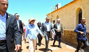 قرية الغرقانة تجسيد لرؤية الدولة فى تنمية المناطق المحمية والساحلية