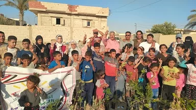 في يوم مكافحة التصحر والجفاف..«أصحاب البصيرة» يزرعون «بذور الأمل» في العريش 13 - جريدة الجمهورية 13 4 - جريدة الجمهورية