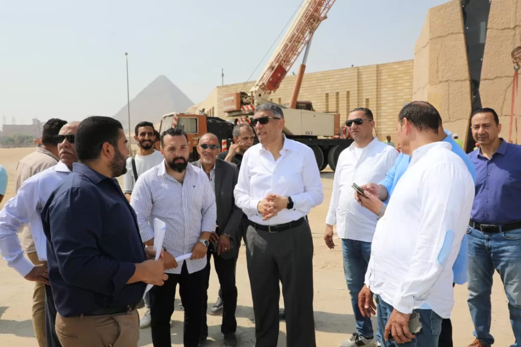 محافظ الجيزة يتفقد ميدان الرماية استعدادًا لافتتاح المتحف المصري الكبير 2 - جريدة الجمهورية 18 2 - جريدة الجمهورية