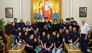 البابا تواضروس يرحب بشباب الكنيسة القبطية من المهجر الأمريكي والكندي 7 - جريدة الجمهورية البابا تواضروس يرحب بشباب الكنيسة القبطية من المهجر الأمريكي والكندي