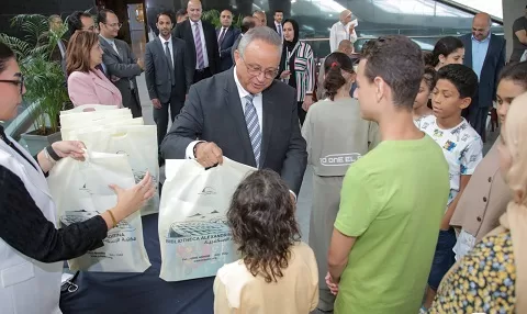 مدير مكتبة الإسكندرية يستضيف أطفال مستشفى 57357 في زيارة خاصة 3 - جريدة الجمهورية 3 71 - جريدة الجمهورية