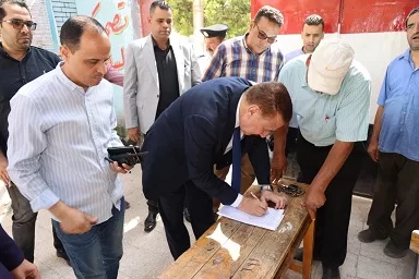 «محافظ المنوفية» يتفقد لجان الشهادة الإعدادية ويؤكد على توفير أجواء مناسبة للطلاب 4 - جريدة الجمهورية 4 4 - جريدة الجمهورية