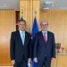 بحث التطورات الإقليمية.. لقاء بين السفير المصري ونائب رئيس وزراء اليونان