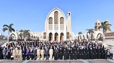 ندوة تثقيفية حول الأمن القومي لقوات الدفاع الشعبي بالكاتدرائية بحضور البابا تواضروس الثاني 3 - جريدة الجمهورية 4 75 - جريدة الجمهورية