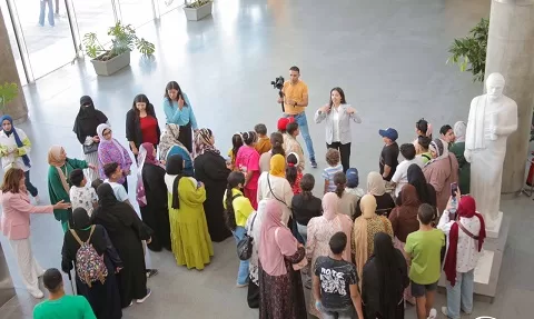 مدير مكتبة الإسكندرية يستضيف أطفال مستشفى 57357 في زيارة خاصة 2 - جريدة الجمهورية 5 59 - جريدة الجمهورية