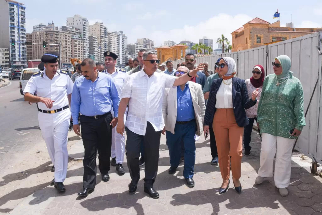 الإسكندرية: المحافظ يتابع مشروعات الكورنيش ويشدد على سرعة الإنجاز قبل بداية موسم الصيف 5 - جريدة الجمهورية 6 19 - جريدة الجمهورية