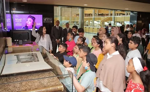 مدير مكتبة الإسكندرية يستضيف أطفال مستشفى 57357 في زيارة خاصة 9 - جريدة الجمهورية 9 15 - جريدة الجمهورية