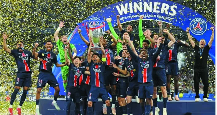 باريس سان جيرمان بطلاً لأوروبا 1 - جريدة الجمهورية « أسرع ديلفرى فى مصر» يودع الأهلى