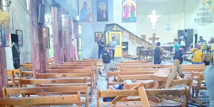 مصر تدين التفجير الإرهابى لكنيسة «مار إلياس» فى دمشق 1 - جريدة الجمهورية «فيصل وبن شرقى» على رادار بيراميدز