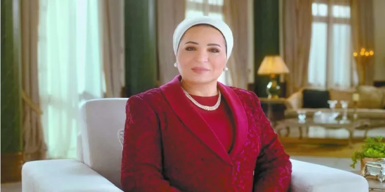 قرينة الرئيس تهنئ الشعب المصرى: جعل الله أيامكم عامرة بالفرح.. وأعيادكم دائمًا مطمئنة وآمنة