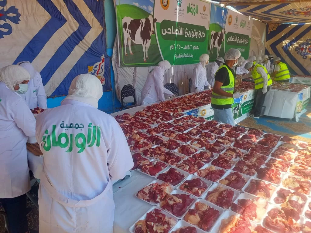 «الأورمان» تواصل ذبح وتوزيع لحوم الأضاحي بالدقهلية في ثاني أيام العيد 2 - جريدة الجمهورية WhatsApp Image 2025 06 07 at 12.23.00 PM 1 - جريدة الجمهورية