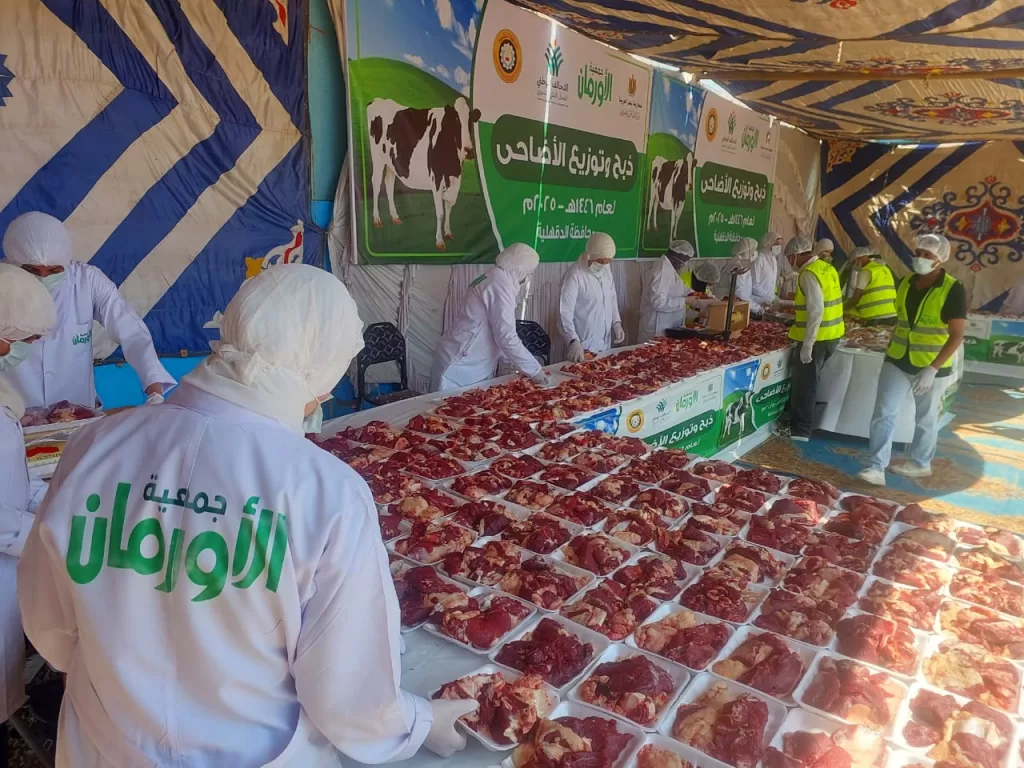 «الأورمان» تواصل ذبح وتوزيع لحوم الأضاحي بالدقهلية في ثاني أيام العيد 5 - جريدة الجمهورية WhatsApp Image 2025 06 07 at 12.23.01 PM - جريدة الجمهورية